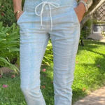 BEVY FLOG SHELY‎ AQUA SNAKE PANTS size 29 Blue Photo 0