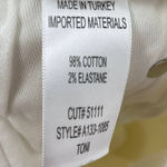 AGOLDE Toni Straight Leg Mid Rise Jeans Ankle Crop Off White Cream Womens 26 Photo 10