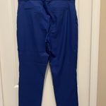Hilary Radley Royal Blue Straight Leg Pull on Stretch Ankle Dress Pants Photo 3