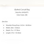 Free People FP movement quilted carryall bag NWT TEAL Photo 3