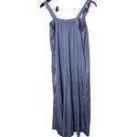 Hatch ONE SIZE OS jasmine wide leg jumper jumpsuit button down maternity Blue Photo 1