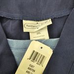 Katherine Heigl Collection Scrubs Dark Blue Long Sleeve Top flower sz 2XL Photo 4