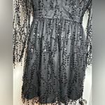 Double Crazy Black Sequin V Photo 7