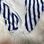 NWT Demi’s Nautical Strip Swimsuit Blue Size XL Photo 5