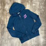 Peloton  Blue Ultimate Fleece Full Zip Hoodie Photo 0