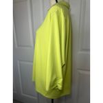 Zenergy Golf Chico's Polo Top Lime 3/4 Sleeve XXL UV Protection Moisture Wicking Yellow Photo 1