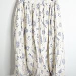 Lucky Brand Hem Tropical Midi Skirt Size Large Photo 0