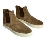 Vince  Suede Warren Chelsea Boots Taupe Water Repellent Women US 9 EUR 39 Photo 0