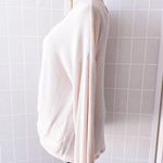 Naïf  Oatmeal Twisted Front Long Sleeve Knit Top Photo 3