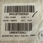 NWT J. Crew Factory Sz M Oversized Reversible Quilted Pullover Cream Gray BY985 Size M Photo 7