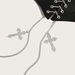 Goth Gothic Grunge Emo Alternative Punk Corset Belt Black Photo 2