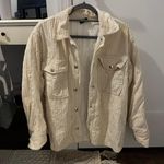Urban Outfitters Thick Corduroy Jacket White Photo 1