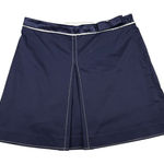 Boston Proper  Mini Skirt Size‎ 8 A-Line Pleated Bow Nautical Coastal Preppy Photo 0