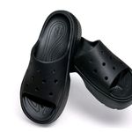 Crocs  Stomp Platform Slide Sandal Shoes Blk Wns US Size 10 US Mns 8 EUR 41-42 A2 Photo 6