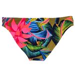 Aerie  Bikini Bottoms Tropical Floral Print Yellow Green Pink Blue Size S Photo 1