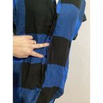 Rag and Bone Jean Cooper Plaid Blue Black Wool Silk Bend Mini Dress Button Up 0 Photo 3