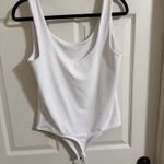 EXPRESS  Body Contour Thong Bodysuit Scoop Neck Photo 1