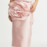 MISS ROSIER NWT $198 Pascale Pink strapless faux Photo 0