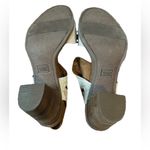 Toms Sandals Womens 9 Majorca Cutout Ankle Straps Beige Side Zip Heeled Casual Photo 5