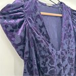 Free People NWT magic hour puff sleeve velvet bodysuit small Photo 4