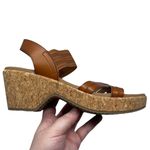 Skechers “Brystol Night Skies” Luggage Brown Wedge Sandals Women’s Size 8.5 Photo 7