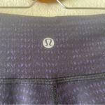 Lululemon  Purple/Black Mid Rise Athletic Leggings Photo 2