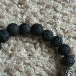 Women’s vintage black/white marble‎ beaded buddha bracelet one size stretches White Photo 3