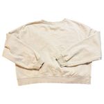 Pull & Bear  Size XL Beige Tan Cropped Long Sleeve‎ Crew Neck Sweatshirt Women Photo 1