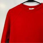 1901 Red Crewneck Pullover 100% Cotton Sweatshirt from Nordstrom Size Large Photo 2
