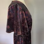 Modcloth  Velvet Maxi Dress MED Timeless Embrace Whimsigoth Dark Romantic Fairy Photo 4