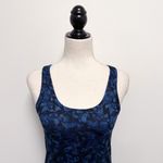 Lululemon Studio Racerback Mystic Jungle Hawk Harbor Blue Black Scoop Neck Tank Photo 1