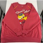 Cheetos Flamin Hot Crewneck Sweatshirt Graphic Print Red XXL Photo 3