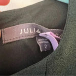 Julia Jordan  Dark Green Sheath Dress Size 2 Carwash‎ Hem Swish VLV Barbiecore Photo 2