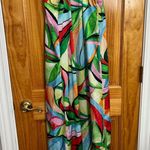 Nicole Miller Women’s  Abstract Multicolor Floral Maxi Tent Dress Size XS Photo 3