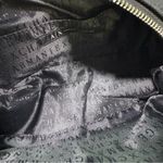 Armani Exchange NWT Pebbled Leather Black Small Beauty Case Wristlet Bag Photo 9