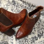 Steve Madden 'Pistol' Cognac Leather Ankle Bootie Photo 7