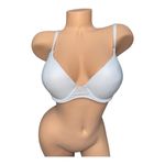Nautica  INTIMATES 36C white ribbed bra lightly padded t-shirt bra seamless Photo 4
