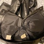 Theory NWT Y2K black leather flare wide leg moto pants jeans, size 10 waist 30 Photo 9