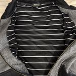 Iowa Hawkeyes Vest Women Black Gray Herringbone Quilted Logo Full Zip Size Large Photo 5