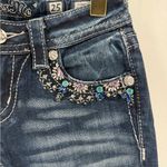 Miss Me  Signature Skinny Crop  Colorful Jewel Embellished Jeans Size 25 Photo 6