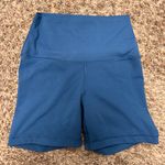 Yogalicious Blue Biker Shorts Photo 0