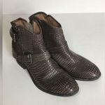 Donald Pliner   Women Moto Boot Sz. 10M EUC Dalis Animal skin Ankle boot Boho Photo 3