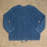 J.Jill Pure Jill Indigo Quilted Matelasse Jacquard Snap
Denim Chambray Relaxed Jacket M Photo 7