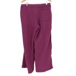 American Giant Women's Pintuck Flare Pant Size XL Made In USA Purple Photo 6