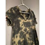 Sanctuary Social Standard By  Green Tie Dye Short Sleeve T-shirt Dress L Photo 2