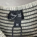 Young Threads  The Olive Dress Cottage Core Boho Smocked Embroidered Maxi Sz M‎ Photo 5