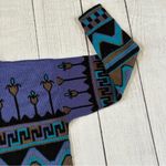 Vintage Elsa Phillips made in USA purple blue no size tag sweater Photo 5