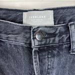 Everlane ‎ The 90’s Cheeky Jeans Size 27 Ankle Button Fly Washed Black Photo 6