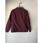 LL Bean Jacket Womens Small Burgundy Maroon Full Zip Fleece Lined Winter Coat Purple Photo 6