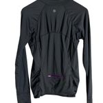 Athleta  Interpid Sun Shield Gray Long Sleeve Quarter Zip Shirt Size Medium Photo 6